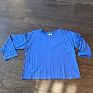 Blue Long Sleeve T-shirt -M